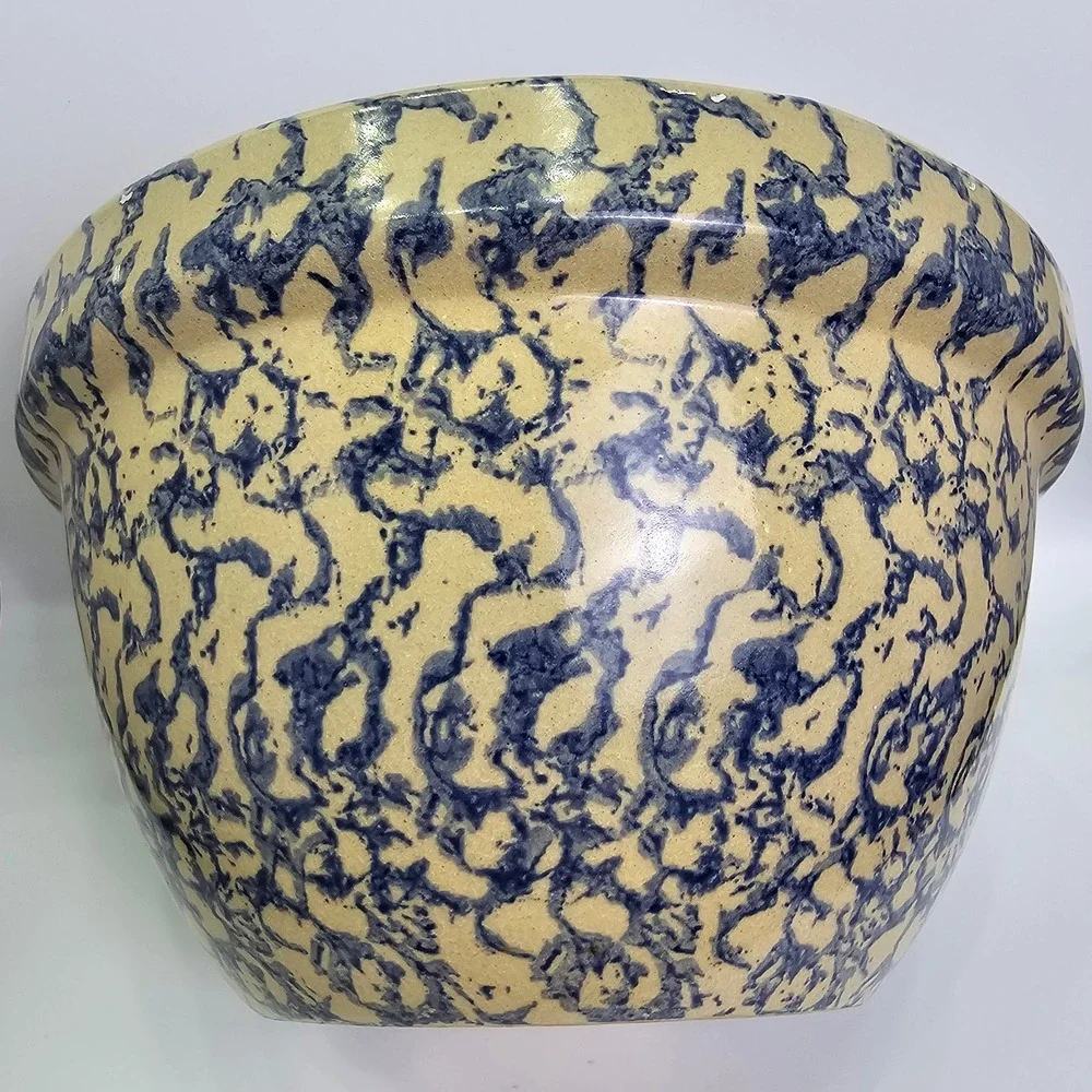 Vintage Robinson Ransbottom RRP Blue Sponge Ware 9